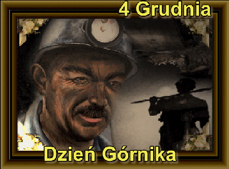 Górnik w podziemiach 4 grudnia